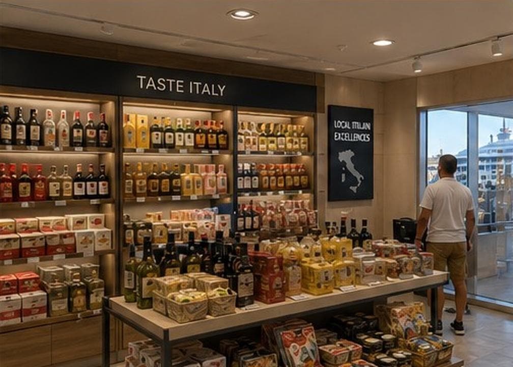 Civitavecchia 2.0 Retail — Taste Italy interior