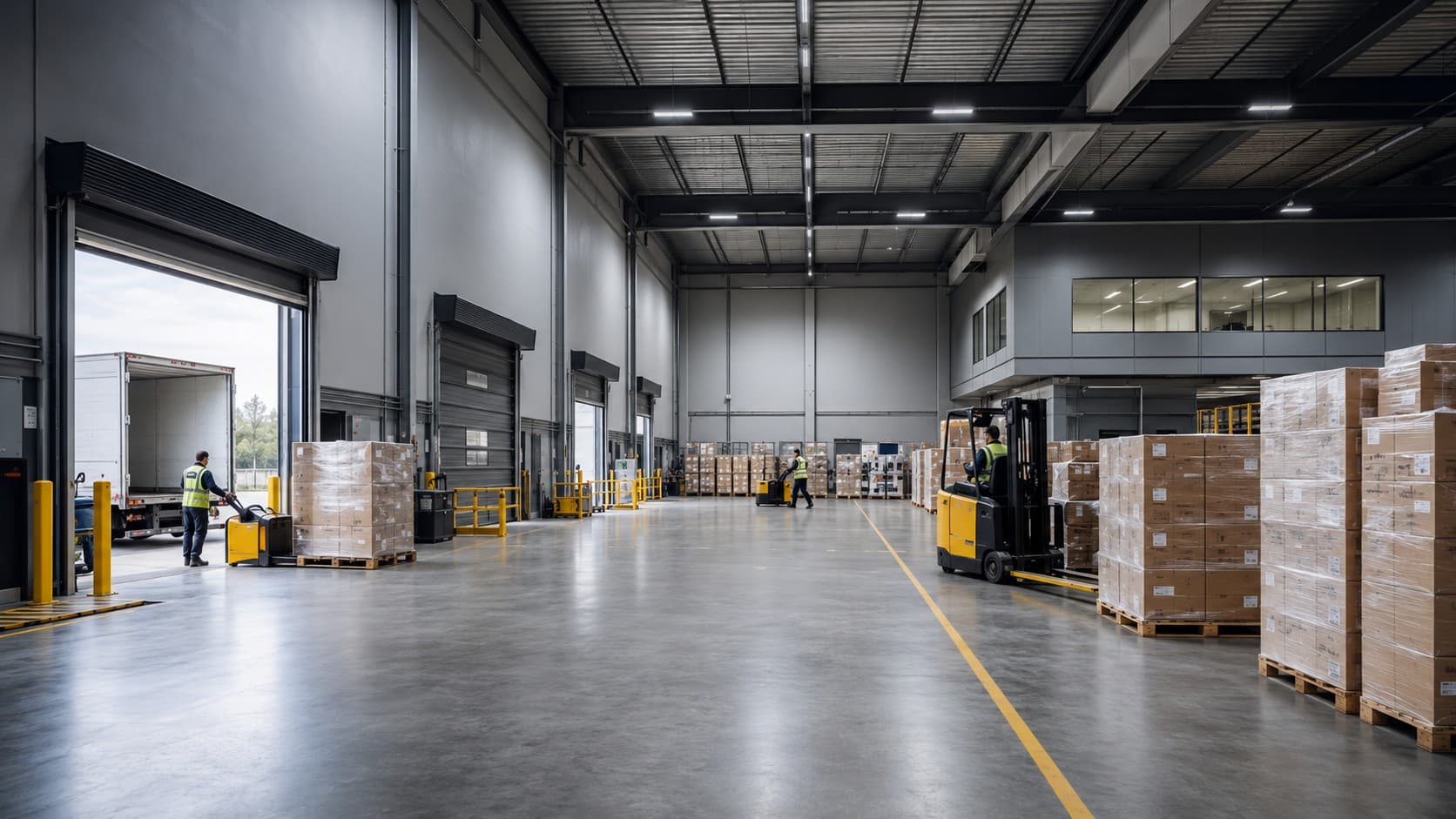 PLH consolidation hub — professional logistics operations